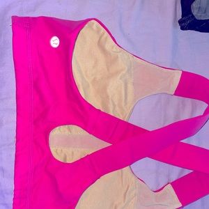 sonic pink Lululemon bra!!!